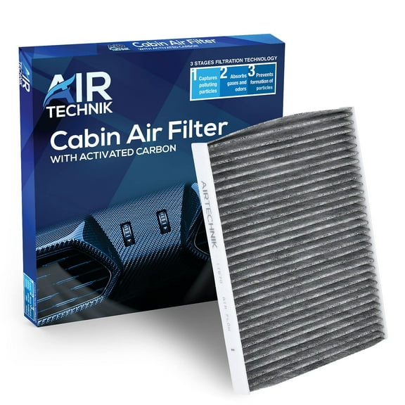 AirTechnik CF11670 Cabin Air Filter w/Activated Carbon Fits Ford Ecosport 2018-2022, Fiesta 2011-2019 - BE8Z-19N619-A