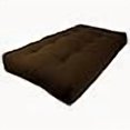 thumbnail image 3 of Blazing Needles Renewal Matelas Futon en Sergé de 10 Pouces, Lit Simple, Chocolat, 3 of 4