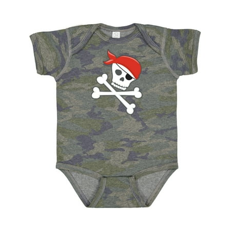 

Inktastic Pirate Skull and Crossbones Gift Baby Boy or Baby Girl Bodysuit