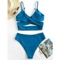 thumbnail image 3 of EIMELI Women‘S Bikini High Waisted Tummy Control Two Piece Swimsuit, 3 of 4