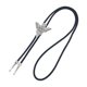 thumbnail image 1 of Punk Style Cowboy Bolo Tie with Metal Death Skull Moth Pendant Necktie Necklace for Western Themed Event Neckpiece, 1 of 4