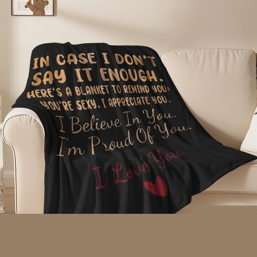 Love, variant on Mothers Day Throw Blanket,Birthday Gifts for Mom, Mom Birthday Gifts, to My Mother Blanket Gift from Daughter Son, 30" x 40"