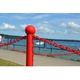 thumbnail image 2 of Mr Chain Red Heavy Duty Stanchion (4-Pack), 2 of 2