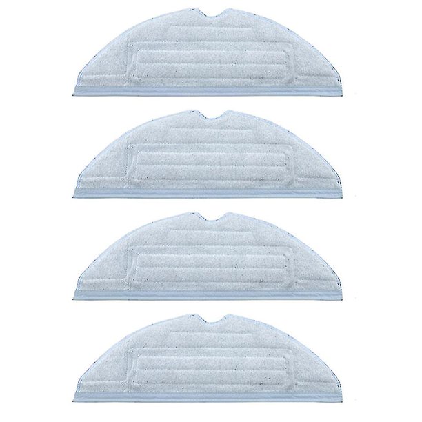 Paquete de 4 almohadillas de repuesto para fregona al vacío compatibles con Roborock T7s T7s Plus