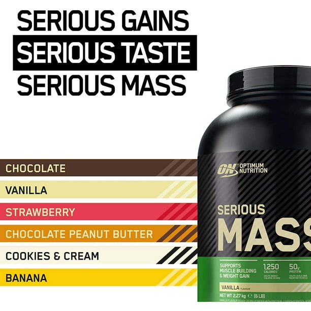 Serious Mass, Vanilla, 6 lbs (2727 g) - Walmart.ca