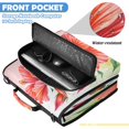 thumbnail image 6 of Scarlet Hibiscus Printed Zipper Binder with Handle&Shoulder Strap 2 inch 3 Ring 500+300 Sheet Capacity File Folder Organizer, 6 of 8