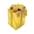 thumbnail image 4 of Caja de regalo de resina decorativa, adorno en miniatura para el hogar, para decoración de habitaciones y salas de estar. Oro, 4 of 9