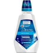 Crest 3D White Arctic Fresh Icy Cool Mint Flavor Multi-Care Whitening Mouthwash, 8 fl oz