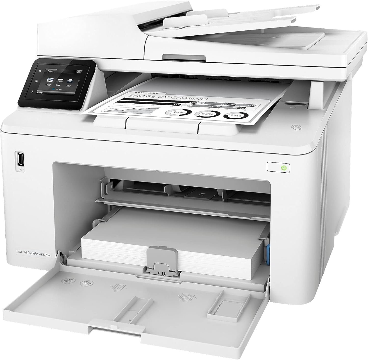 HP LaserJet Pro MFP M227fdw Wireless Monochrome All-in-One Printer with Built-in Ethernet & 2-Sided Printing (G3Q75A) (Sold without manufacturer warranty)