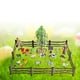 thumbnail image 4 of Sistema del modelo de la decoración de de corral de la de del PVC, animales para la disposición de la de arena, 4 of 9