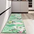 thumbnail image 4 of Pioneer Flower Floral Print Pattern Kitchen Rug Mat,Kitchen Runner Rugs Non Skid Washable,Decorative Kitchen Floor Mats for Kitchen,Sink,Laundry,17"X47", 4 of 5