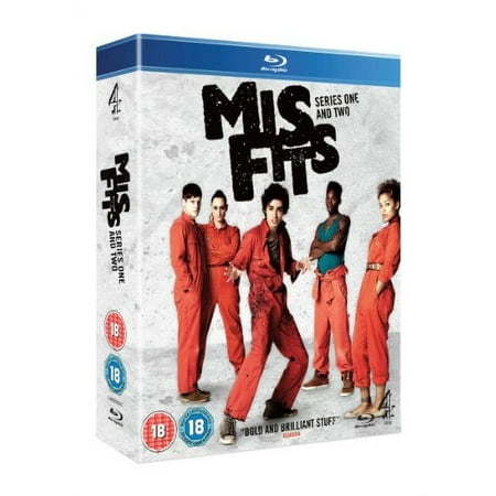 Misfits - Series 1 & 2 - 3-Disc Box Set ( Mis fits - Series One & Two ) [ NON-USA FORMAT, Blu-Ray, Reg.B Import - United Kingdom ]