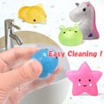 thumbnail image 4 of Muyoka 28 piezas/25 piezas Glitter Mochi Squishy Toys Random Animal Squishy Toys Party Favor para niños Alivio del estrés Glitter Animals Mochi Squishy Toy Silicona Cute Animals Mochi Fidget Juguetes Muyoka Hogar, 4 of 6
