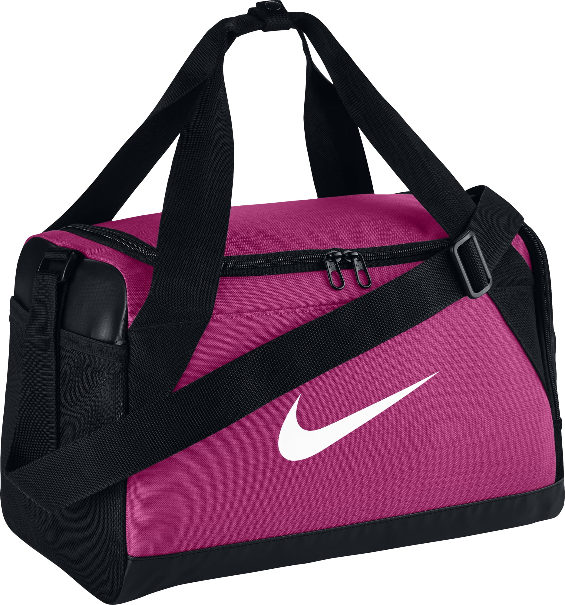 pink and black nike duffel bag