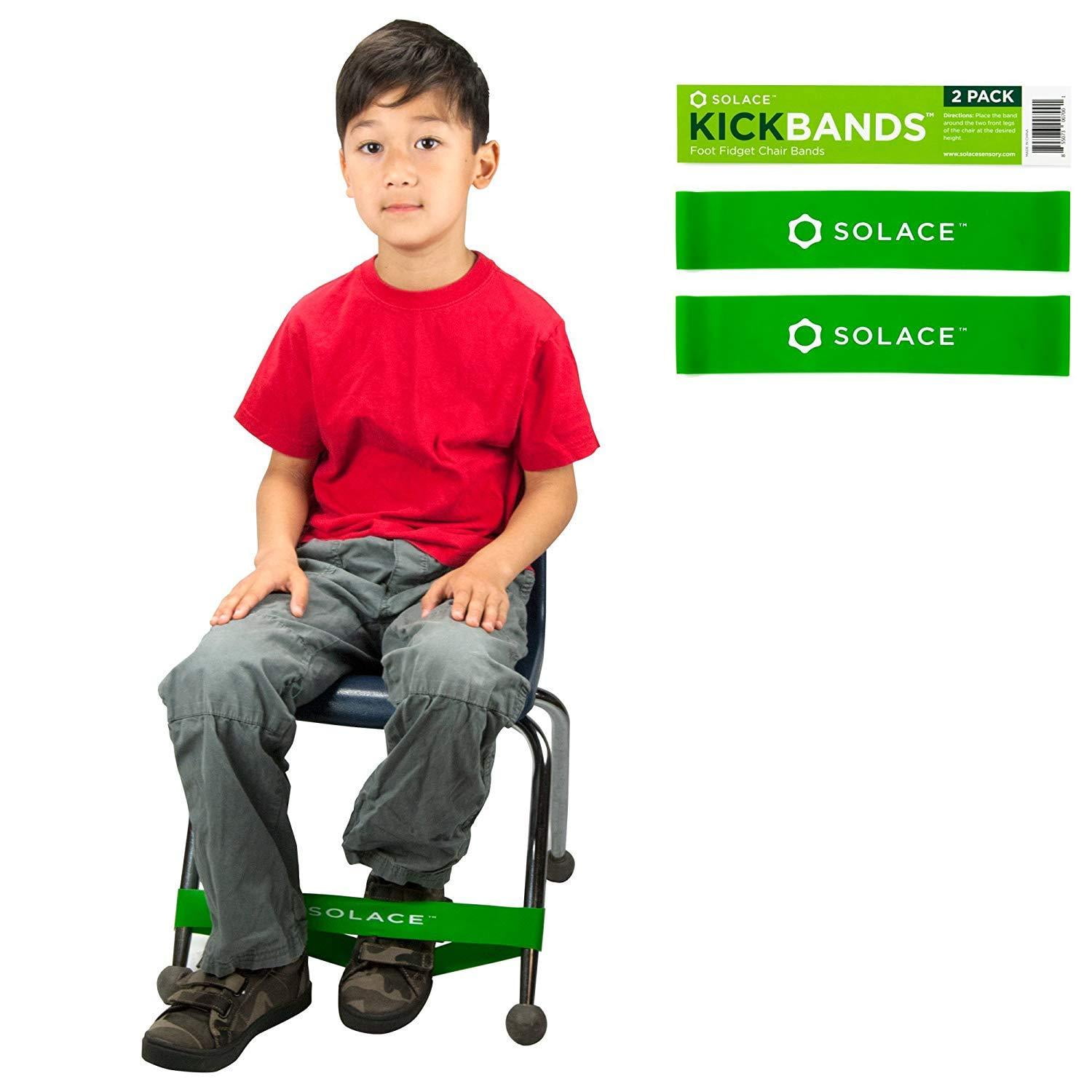 Chair Bands for Kids with Fidgety Feet, Alternative Seating in Classrooms,  for Kids with Sensory ADHD ADD Autism and Sensory Needs, Chair Bands Made