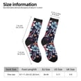 thumbnail image 2 of KLL Flowers ad Butterflies Print Cool Socks Men's Women's Crew Socks Funny Crazy Novelty Stockings, 2 of 6
