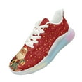 thumbnail image 4 of Psesaysky Christmas Walking Sneakers Rainbow Atmospheric Cushion Running Shoes Print Tennis Shoes Soft and Skin-Friendly Shoes Women, 4 of 7