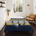 thumbnail image 4 of Nautical Anchor Large Tapestry for Bedroom Wall Hanging Tapestry,Navy Blue Yellow Striped Farmhouse Ombre Ceiling Backdrop Tapestries Poster Blanket Wall Decor for Teens Room Living Room 100" x 59", 4 of 8