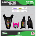 thumbnail image 4 of Kalair GFX Graphics Kit for Kawasaki KX250 (2003-2008) Lancaster Series, 4 of 5