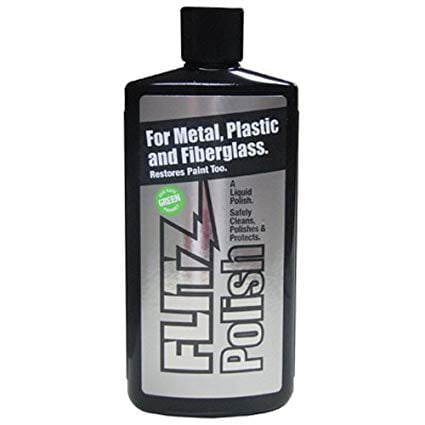 Flitz Multi-Purpose Polish and Cleaner Liquid for Metal, Plastic, Fiberglass, Aluminum, Jewelry, Sterling Silver: Great for Headlight Restoration + Rust Remover, Made in the (Best Way To Clean Sterling Silver)