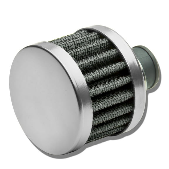 DNA Motoring AF-9MM-010-WH 9MM ENGINE/OIL CRANKCASE VALVE VENT INTAKE CLAMP-ON CONE WHITE FILTER/BREATHER