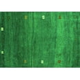 thumbnail image 1 of Ahgly Company Indoor Rectangle Abstract Green Contemporary Area Rugs, 7' x 10', 1 of 1