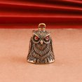 thumbnail image 6 of Owl Metal Bells Carving Crafts Good Luck Ornament for Handmade Keychain Pendant Windchimes Doorbell Home Decors Gift, 6 of 9