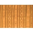 thumbnail image 1 of Ahgly Company Indoor Rectangle Abstract Orange Contemporary Area Rugs, 7' x 10', 1 of 1