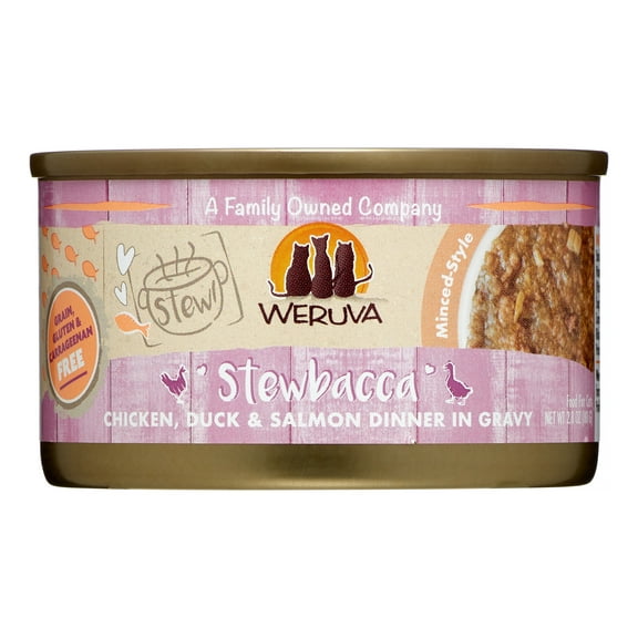 (12 Pack) Weruva Stew Recipes in Gravy Wet Cat Food, 2.8 oz. Cans