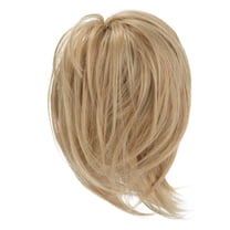 Zhuge Tousled Updo Messy Hair Bun,Natural Adjustable Versatile Synthetic Hair Scrunchies for Women Girls，Golden Blonde A