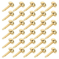 MUSEYA 100Pcs Golden Paper Brads for Scrapbooking and Paper Crafts Fasteners