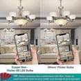 thumbnail image 2 of G9 LED Light Bulb 3W Natural White 4000K, G9 LED Light Bulbs 420LM, Equivalent to 28W 40W Halogen Bulb, G9 LED Corn Light Bulbs for Desk Lamp, Anti-Fl, 2 of 5