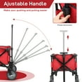 thumbnail image 4 of Zimtown Carro Plegable Carro Plegable, Carro Utilitario, Rojo, 4 of 8