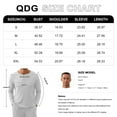 thumbnail image 5 of QDG Men's Pajama Set Soft Henley Neck Long Sleeve Top and Pants Brushed Ribbed Lounge Sleep Sets, 5 of 7