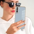 thumbnail image 5 of Galaxy S21 Case, Designed for Electroplated Samsung Galaxy S21 Phone Case, Case Soft TPU Protective Shockproof Flexible Samsung Galaxy S21 Case 6.2''Blue, 5 of 13