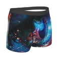 thumbnail image 3 of Balery Modern Colorful Eyes Men's Boxer Briefs, Soft and Breathable Cotton Underwear with nylon Waistband-X-Large, 3 of 9