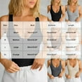 thumbnail image 3 of AherBiu Going out Tops for Women Notch U Neck Sleeveless Tank Tops Slim Fitted Stretch Camisole Shirts, 3 of 7