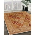 thumbnail image 3 of Ahgly Company Machine Washable Indoor Rectangle Industrial Modern Orange Area Rugs, 4' x 6', 3 of 7