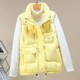 thumbnail image 5 of Gamivast Quilted Vest Women Oversized Stand Collar Sleeveless Padded Jackets Loose Casual Zip up Drawstring Hem Outerwear with Pockets Warm Winter Coats for Women 2025, 5 of 5