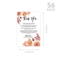 thumbnail image 5 of Koyal Wholesale Autumn Dried Florals Wedding Thank You Place Setting Cards for Table Reception, Dinner Plates, 56-Pk, 5 of 5