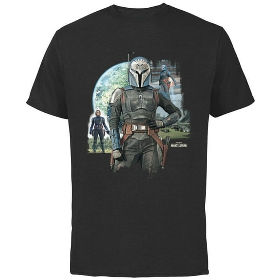 Star Wars The Mandalorian Season 3 Bo-Katan Kryze Plazir-15 - Short Sleeve Cotton T-Shirt for Adults - Customized-Black