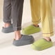 thumbnail image 2 of Winter Fashion Couples Plush Slipper Women's Platform Slippers Men Eva Waterproof Slippers Outdoor Shoes Indoor SlippersPink44-45(27cm), 2 of 5