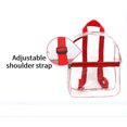 thumbnail image 4 of Clear Backpack, Clear Backpack for Stadium Events, Clear Mini Backpacks for Beach, Travel - Stadium Approved Bag, 4 of 5