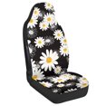 thumbnail image 2 of POLERO Polyester Car Seat Cover for Auto, Washable Protective Vehicle Cushion Protectors, Daisy Flower Print, 2 of 12