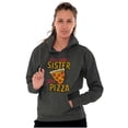 thumbnail image 4 of Will Trade Sister for Pizza Joke Hoodie Sweatshirt Women Men Brisco Brands 2X, 4 of 6