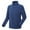 Blue, variant on Men's Thickened Fleece Jacket, Stand Collar Long Sleeve Warm Windproof Thermal Layered Coat for Winter