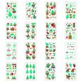 thumbnail image 2 of 10 Pcs Autocollants Jetables pour Tatouage Légers Imperméables Style Riche Maquillage Main Arbre Acrobaties Type 13, 2 of 7