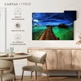 thumbnail image 5 of Elephant Stock Maldives Bungalow Dock Wall Art - Horizontal Canvas Wall Art - Living Room Wall Decor - Nautical Canvas - Blue And Brown Decor - 12" x 8", 5 of 8