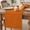 Orange, variant on Burnt Orange Table Runner - 36 Inch Long Country Modern Farmhouse Solid Fall Orange Cotton and Linen Blended Dress Scarves Farmhouse Table Runner for Kitchen Dining, Coffee Table, 13" x 36"