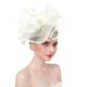 thumbnail image 5 of Diadema de malla con plumas KAIYANG elegante para mujer azul, 5 of 5